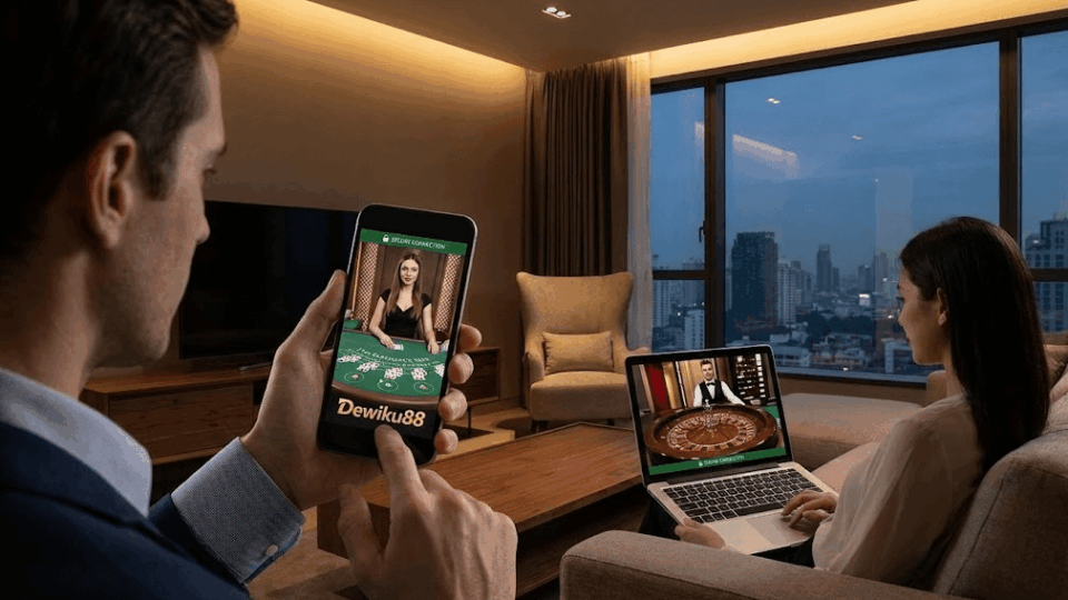 Bermain live casino aman di Dewiku88 dengan dealer profesional dan strategi menang maksimal
